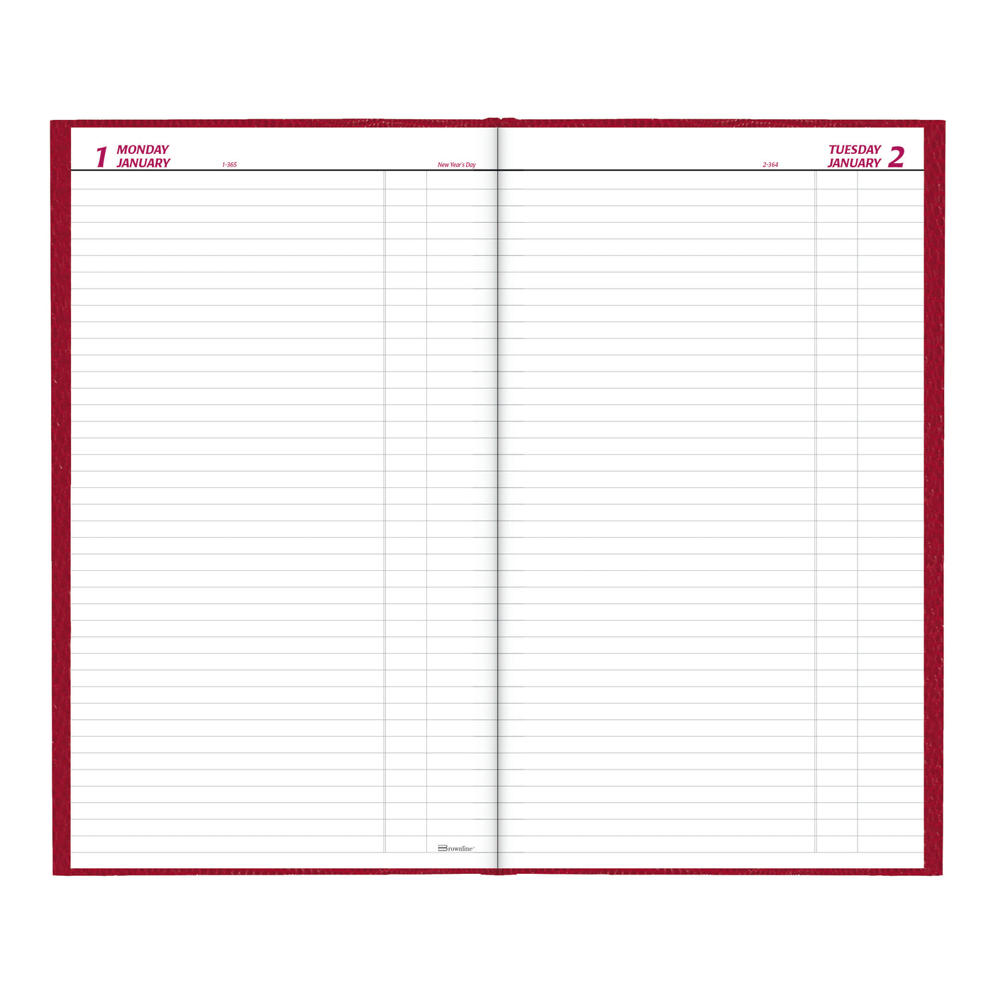 Brownline Daily Appointment Book - 7 7/8" x 13 3/8"