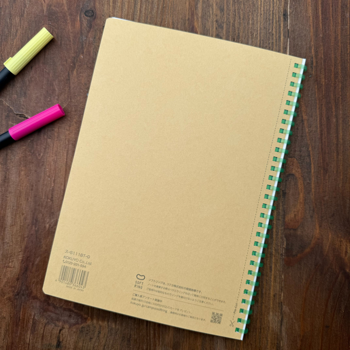 Kokuyo Campus Soft Ring Notebook - B5