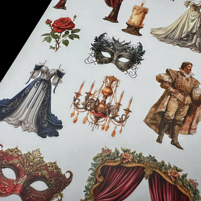 CoraCreaCrafts Sticker Sheet - Opera