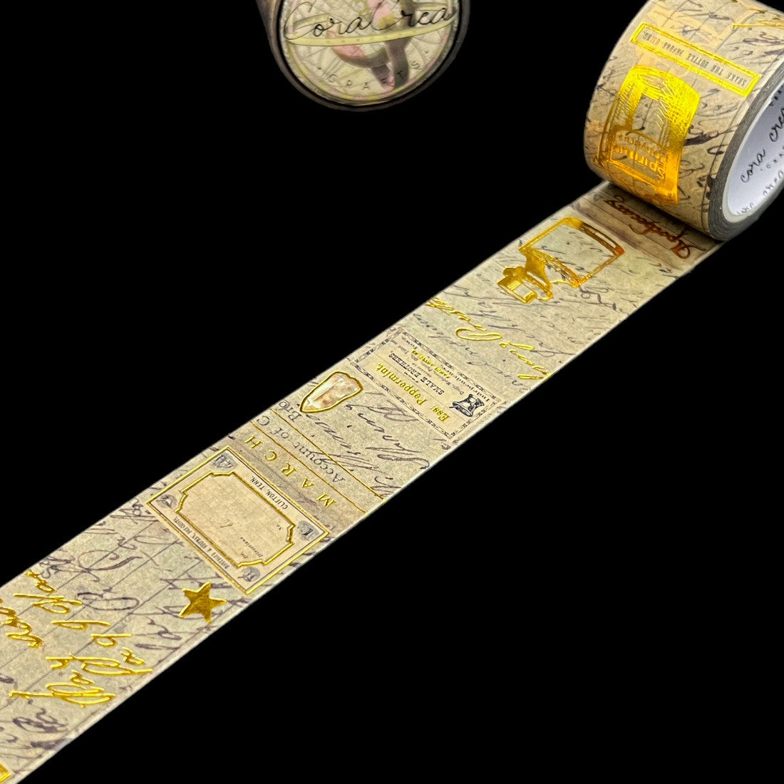 CoraCreaCrafts Washi Tape - Foil - Apothecary