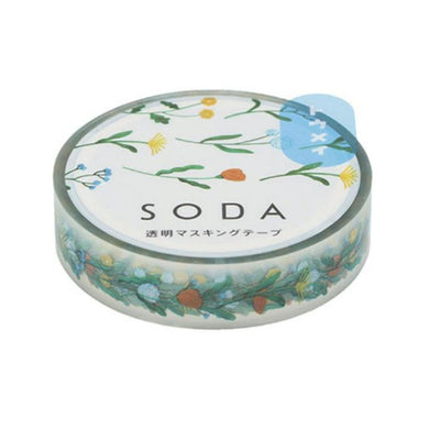 King Jim SODA Transparent Masking Tape - Flower