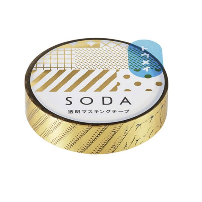 King Jim SODA Transparent Masking Tape -  Mix