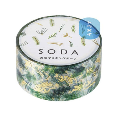 King Jim SODA Transparent Masking Tape -  Green