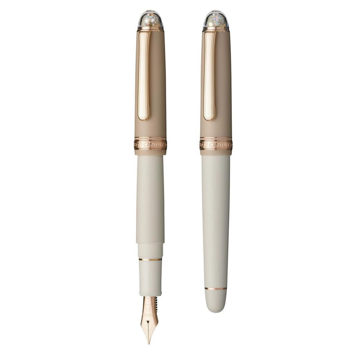 Platinum #3776 Century Fountain Pen - Shape of Heart Chai Latte ...