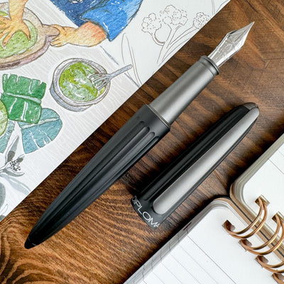 Diplomat Aero Fountain Pen - Black