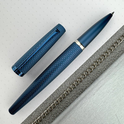 Diplomat Viper Rollerball Pen - Blue Guilloche