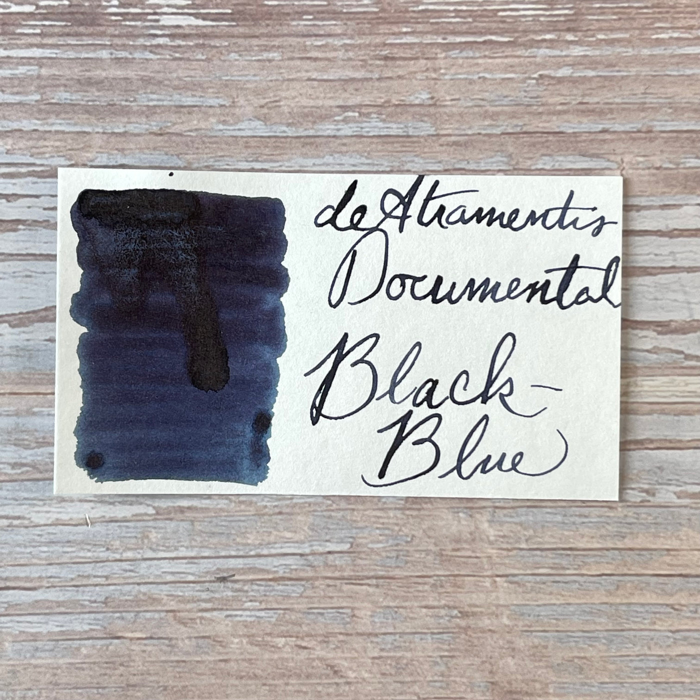 De Atramentis Document Ink Black Blue - 45ml Bottled ink