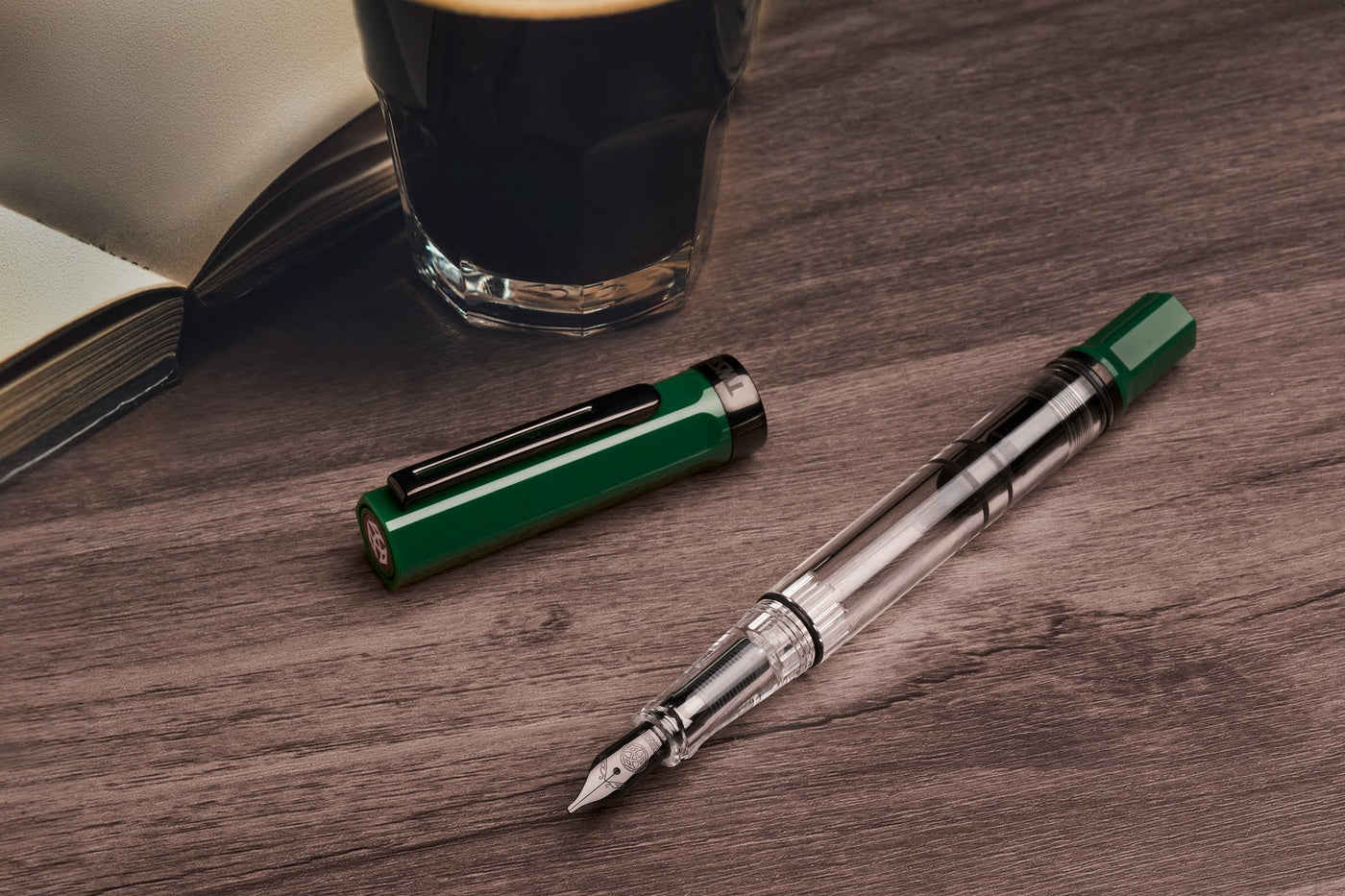 TWSBI Eco Fountain Pen - Irish Green w/ Onyx