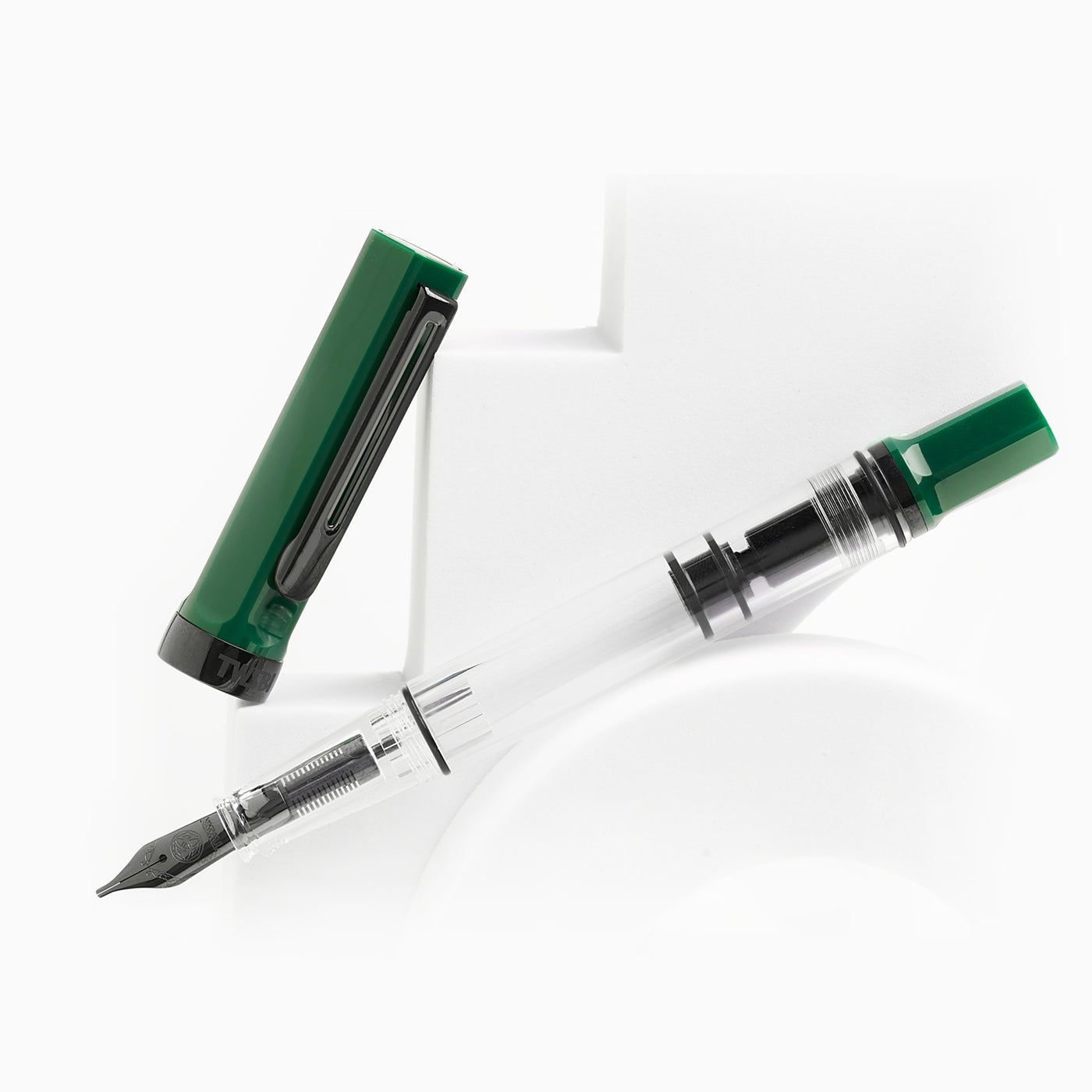 TWSBI Eco Fountain Pen - Irish Green w/ Onyx