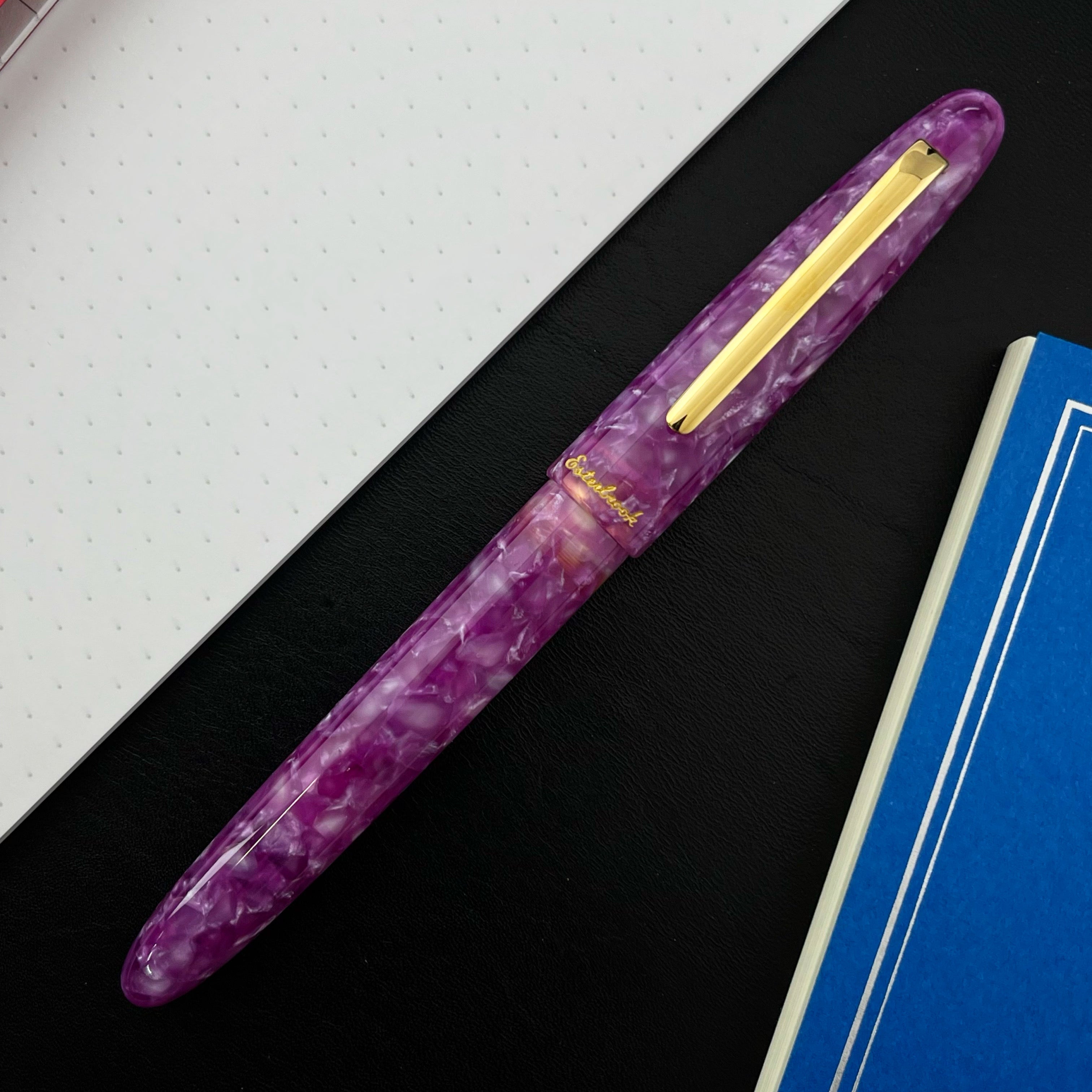 Esterbrook Estie Tortoise Ballpoint pen, Resin, Palladium trim, E129 -  Iguana Sell