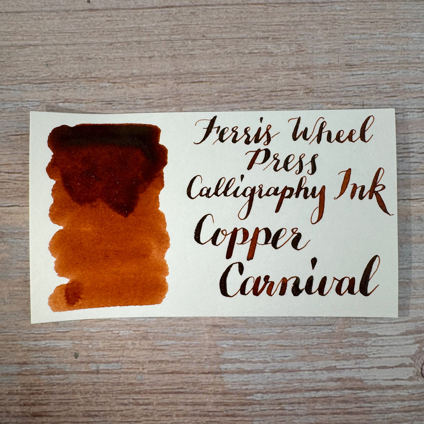 Ferris Wheel Press Copper Carnival - 28ml Calligraphy Bottled Ink