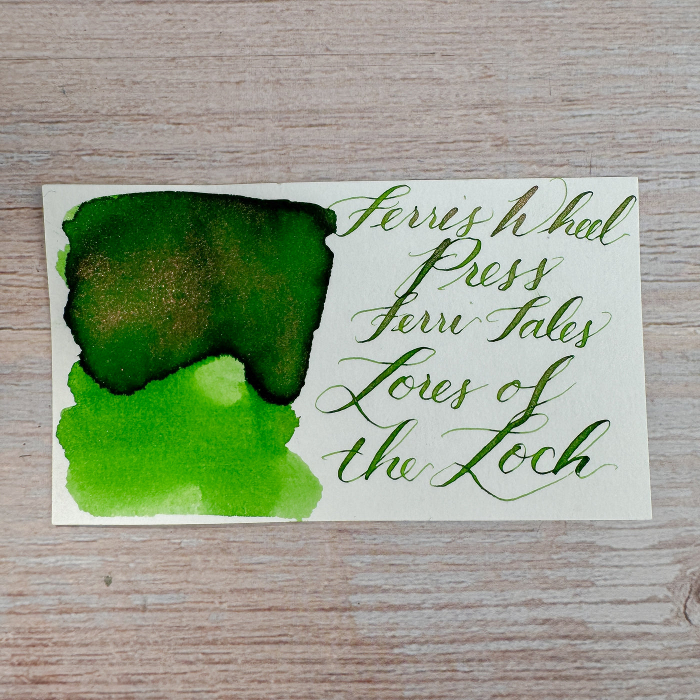 Ferris Wheel Press Bestiary Series - Lores of the Loch - 20ml bottled Ink (Special Edition)