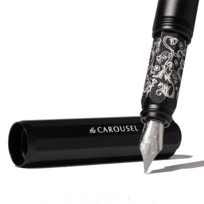 Ferris Wheel Press Aluminum Carousel Fountain Pen - Bearrington Black (Special Edition)