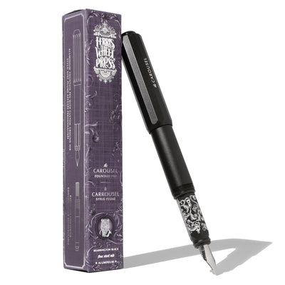 Ferris Wheel Press Aluminum Carousel Fountain Pen - Bearrington Black (Special Edition)