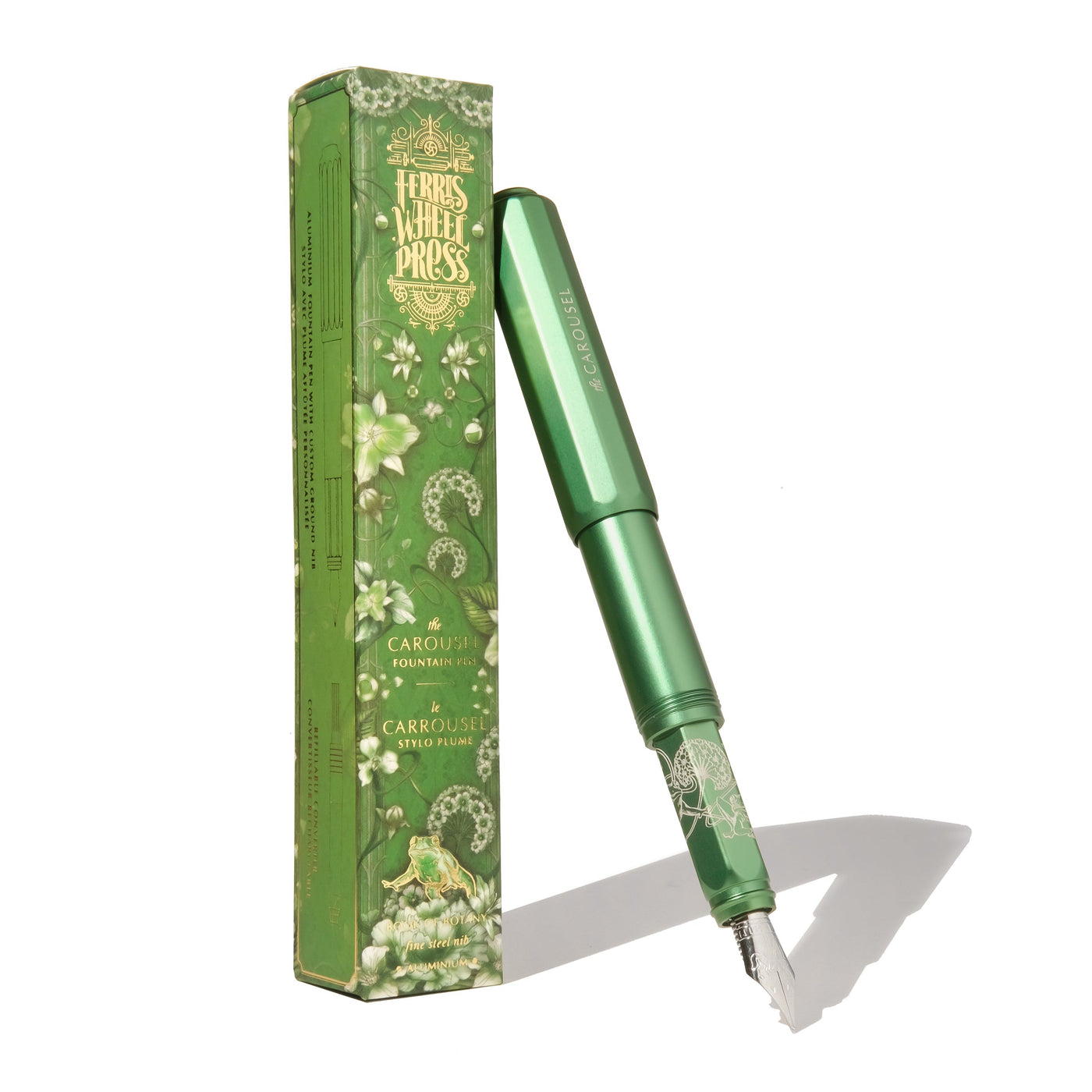 Ferris Wheel Press Aluminum Carousel Fountain Pen - Book of Botany (Special Edition)