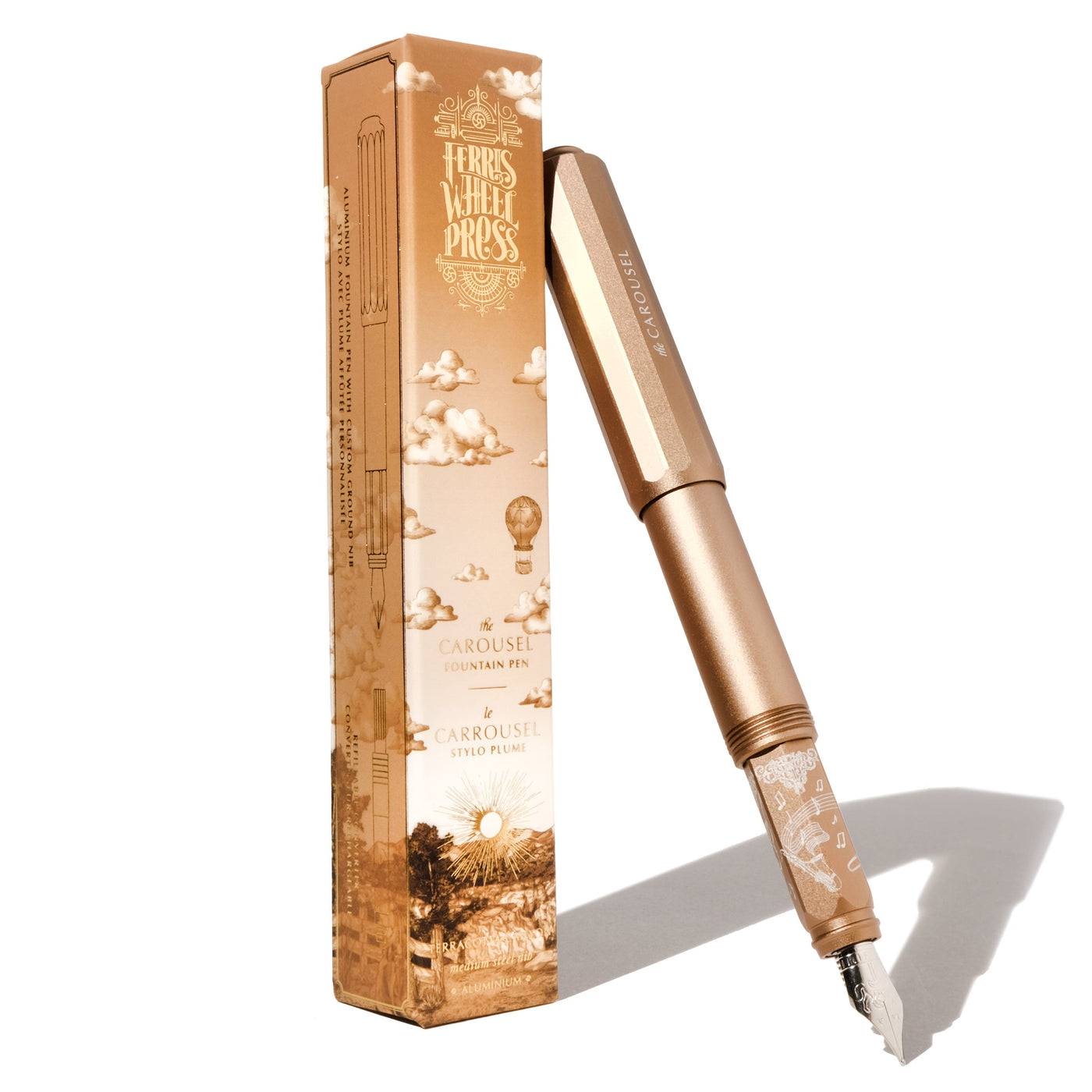 Ferris Wheel Press Aluminum Carousel Fountain Pen - Terracotta Canyon (Special Edition)