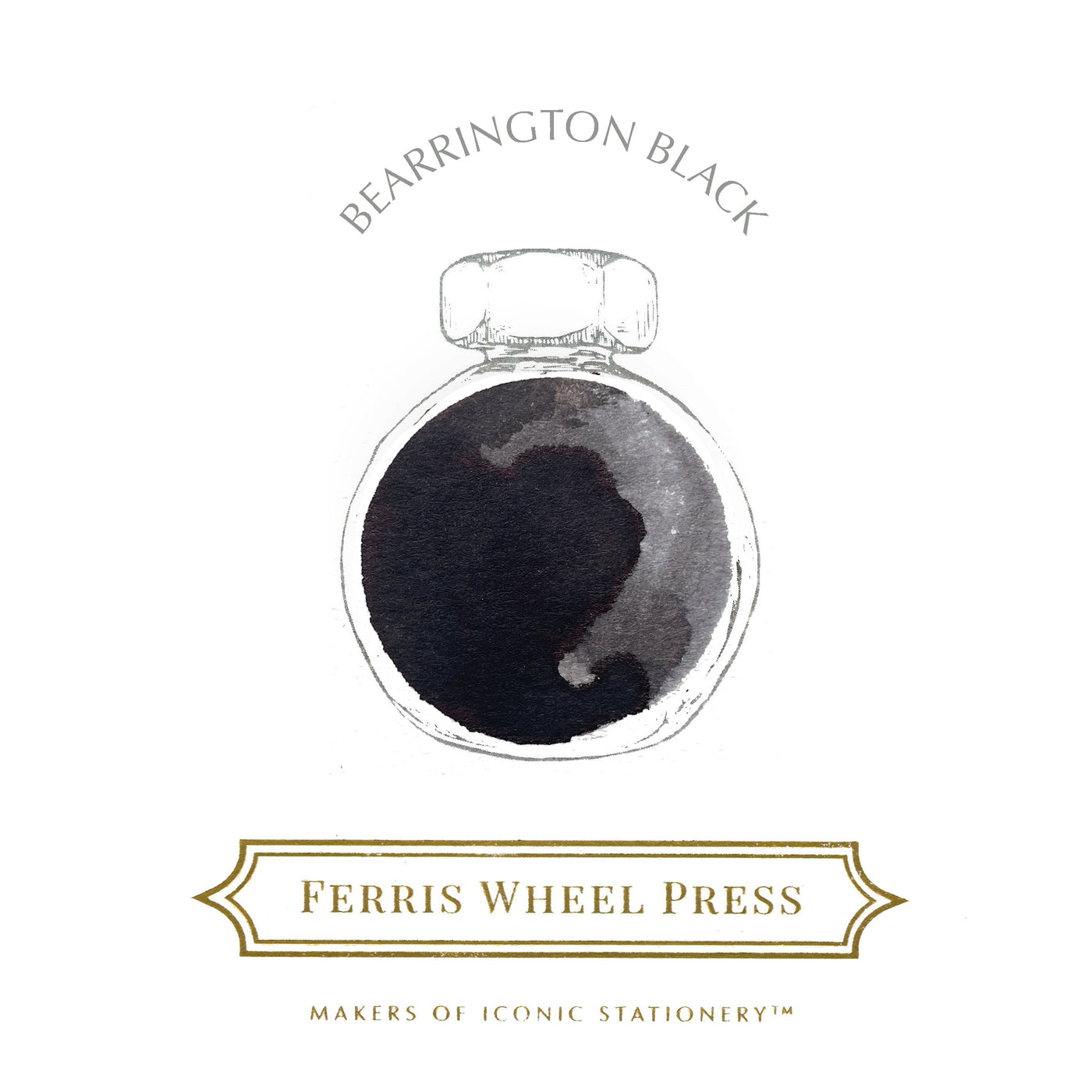 Ferris Wheel Press Bearrington Black - 38ml Bottled Ink