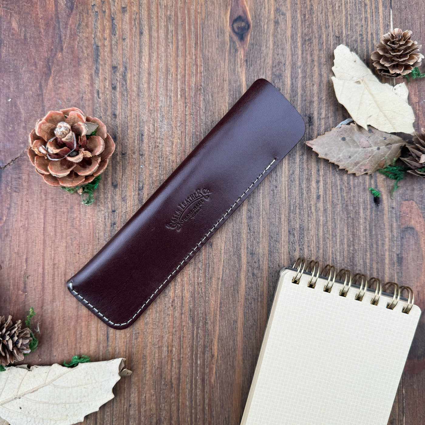 Galen Leather Single Pen Sleeve