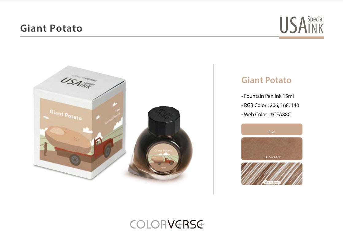 Colorverse USA Giant Potato (Idaho) - 15ml Bottled Ink