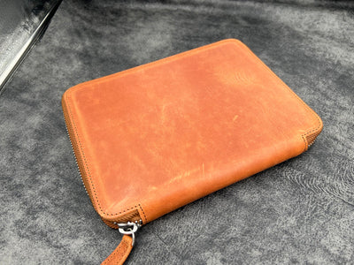 Galen Leather 20 Pen Zipper Case