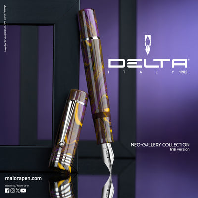 Delta Neo Gallery Rollerball Pen - Iris