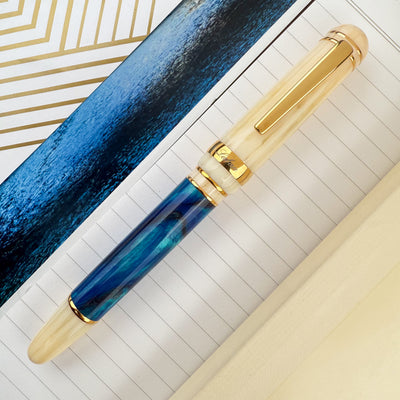 Laban 326 Mirage Fountain Pen - Blue Mirage