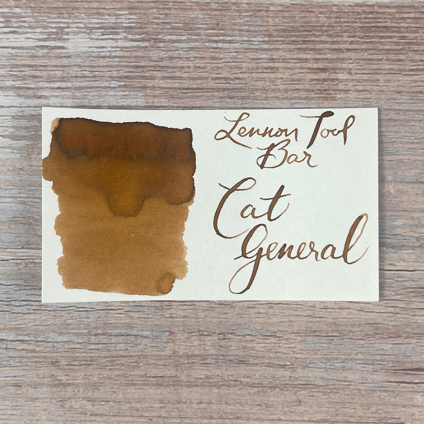 Lennon Tool Bar Cat General - 30ml Bottled Ink