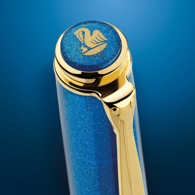 Pelikan Classic M200 Fountain Pen - Golden Lapis (Special Edition)