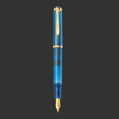 Pelikan Classic M200 Fountain Pen - Golden Lapis (Special Edition)