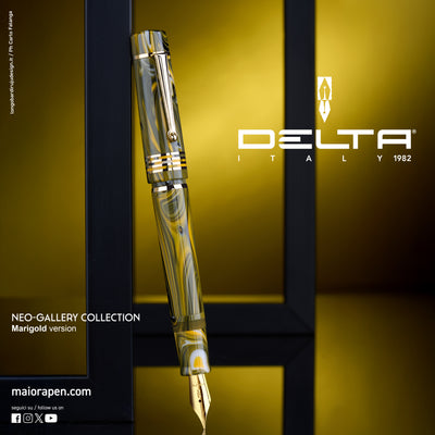 Delta Neo Gallery Rollerball Pen - Marigold