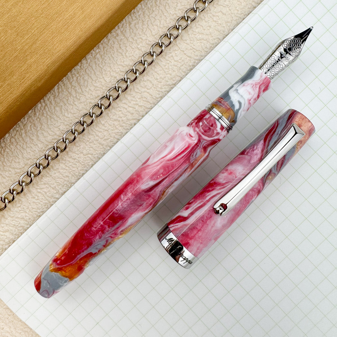 Montegrappa Tarvisium Fountain Pen - Paris in Bloom (Special Edition)