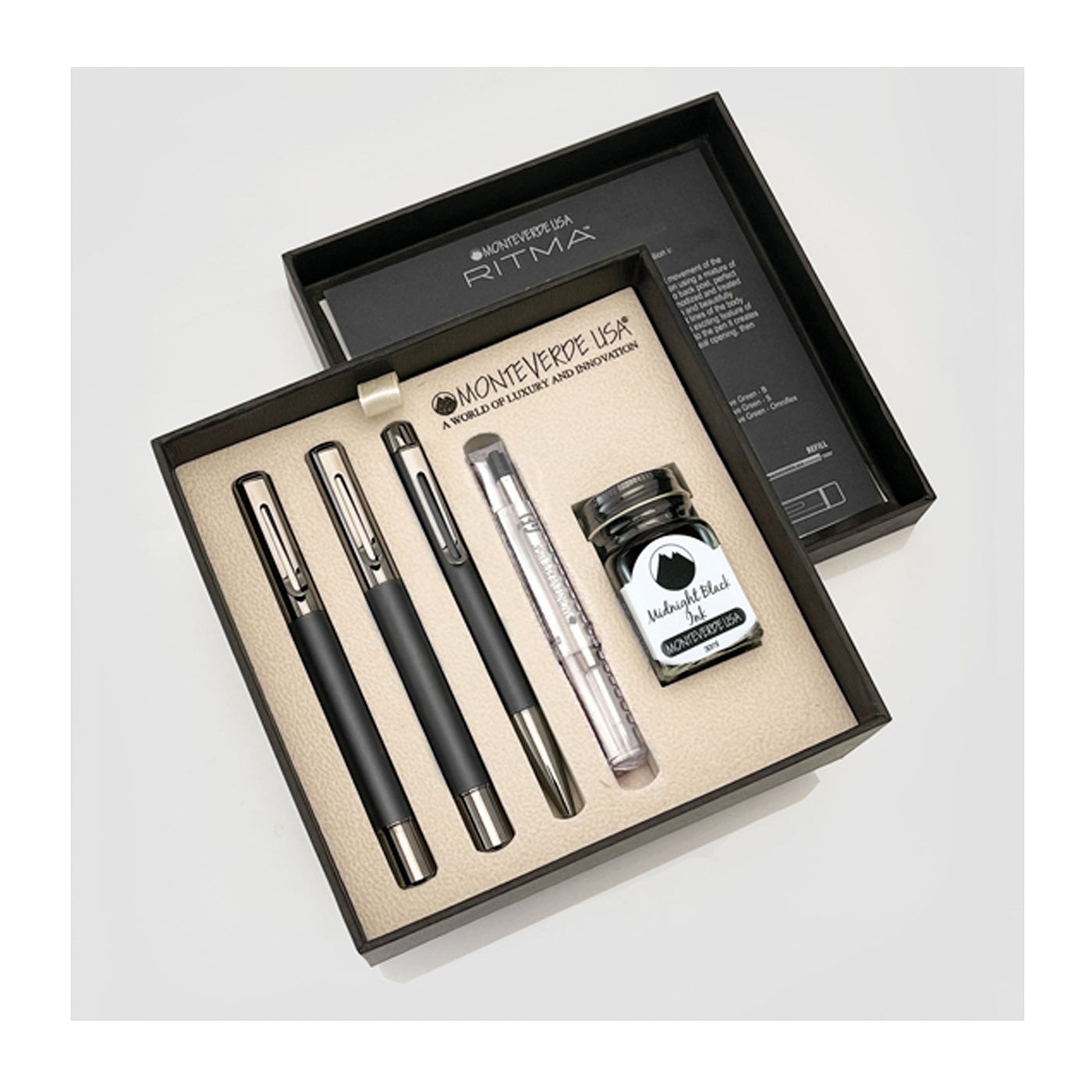 Monteverde Ritma 3 + 2 Piece Set - Black