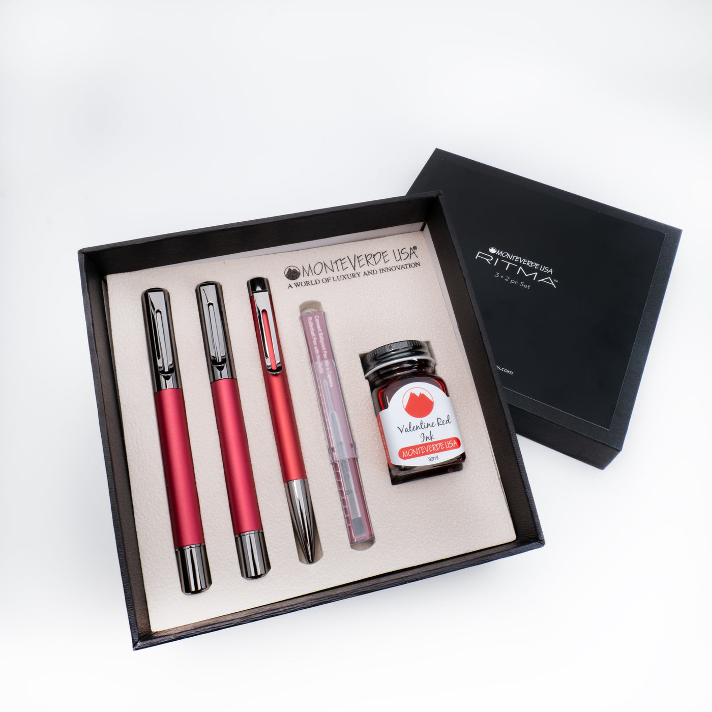 Monteverde Ritma 3 + 2 Piece Set - Red