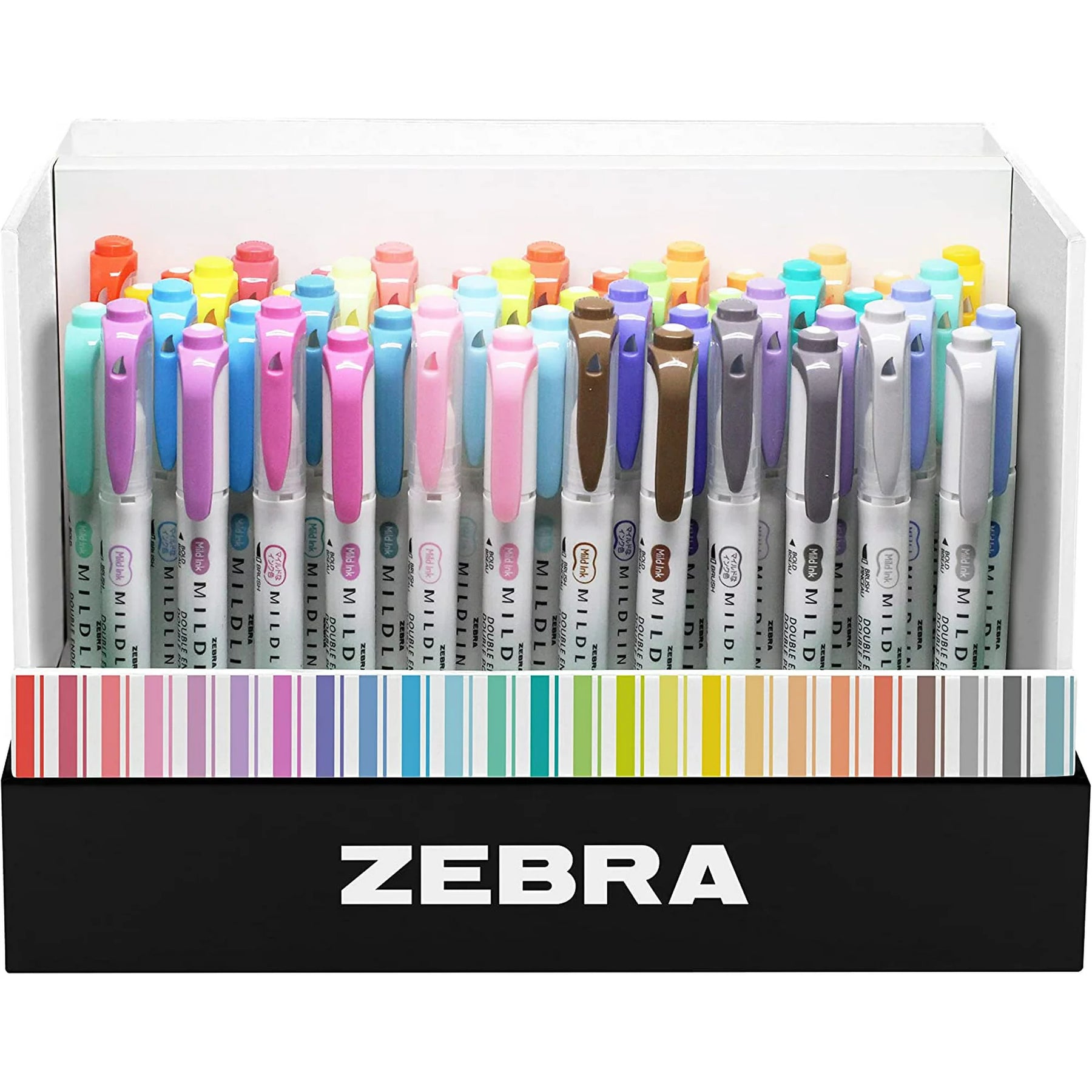 ZEBRA Mildliner Double-sided Highlighter Brush Brush / Extra Fine 25 Color  Box Set -  Denmark