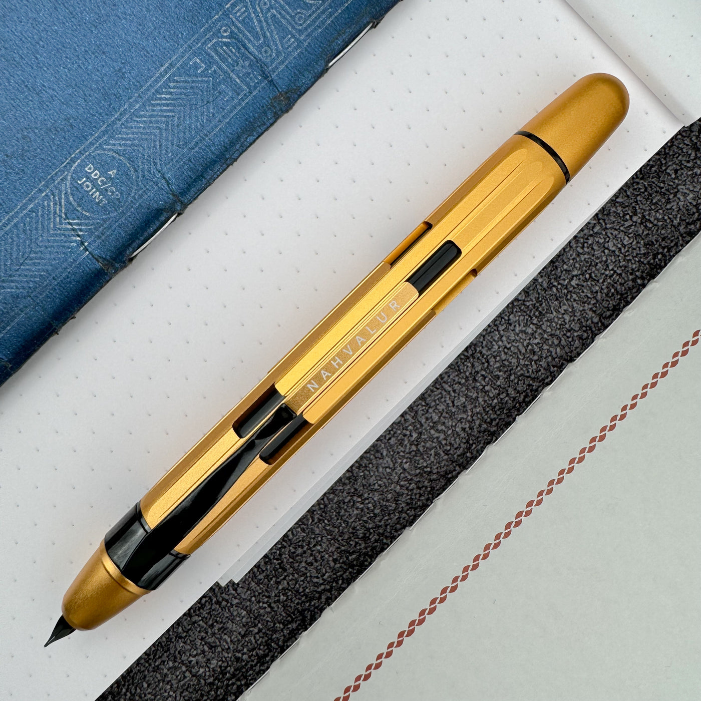 Nahvalur Eclipse Fountain Pen - Electrum