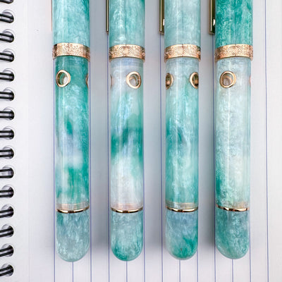 Nahvalur (Narwhal) Nautilus Fountain Pen -  Turquoise Dream (Atlas Exclusive)