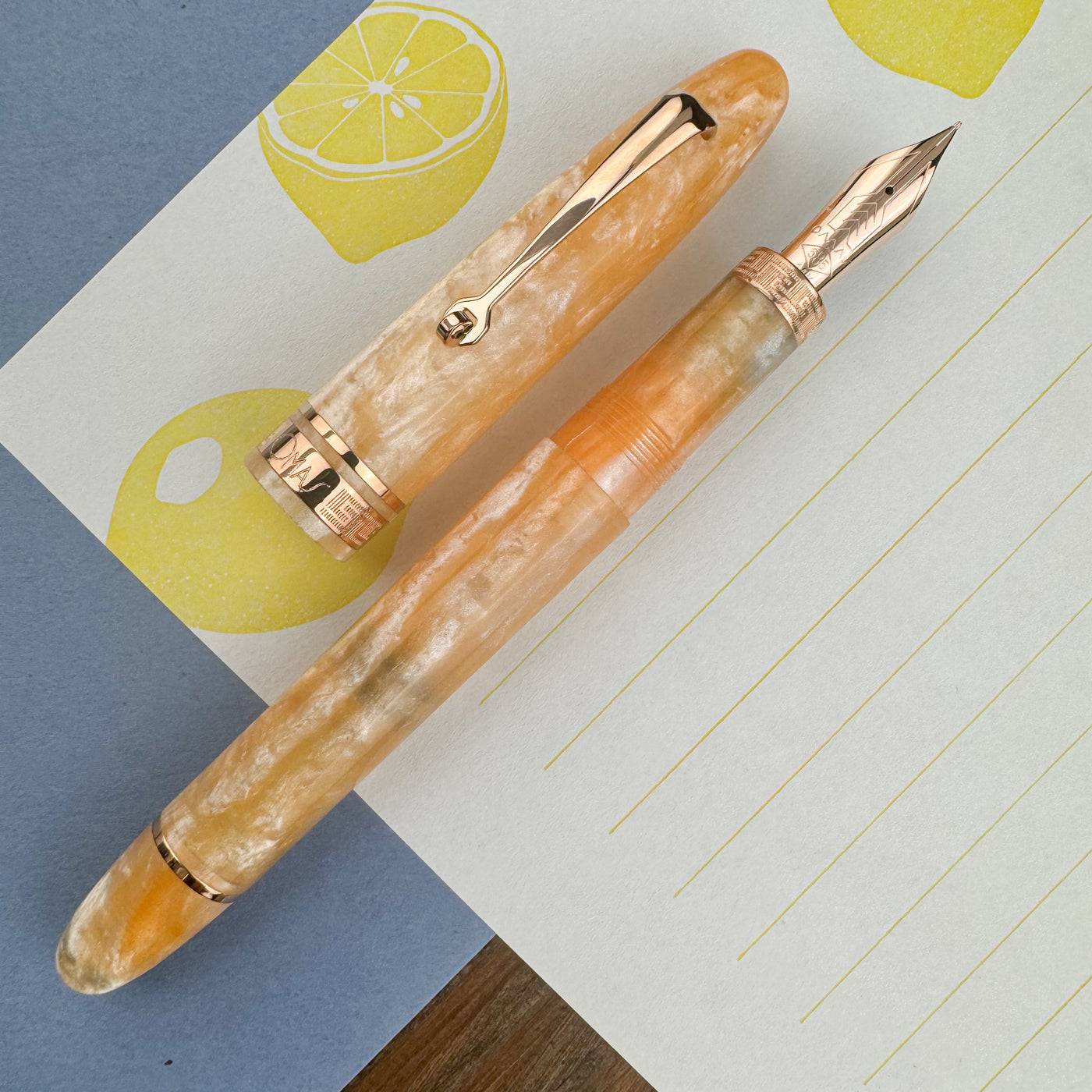 Omas Ogiva Fountain Pen - Peach Bellini