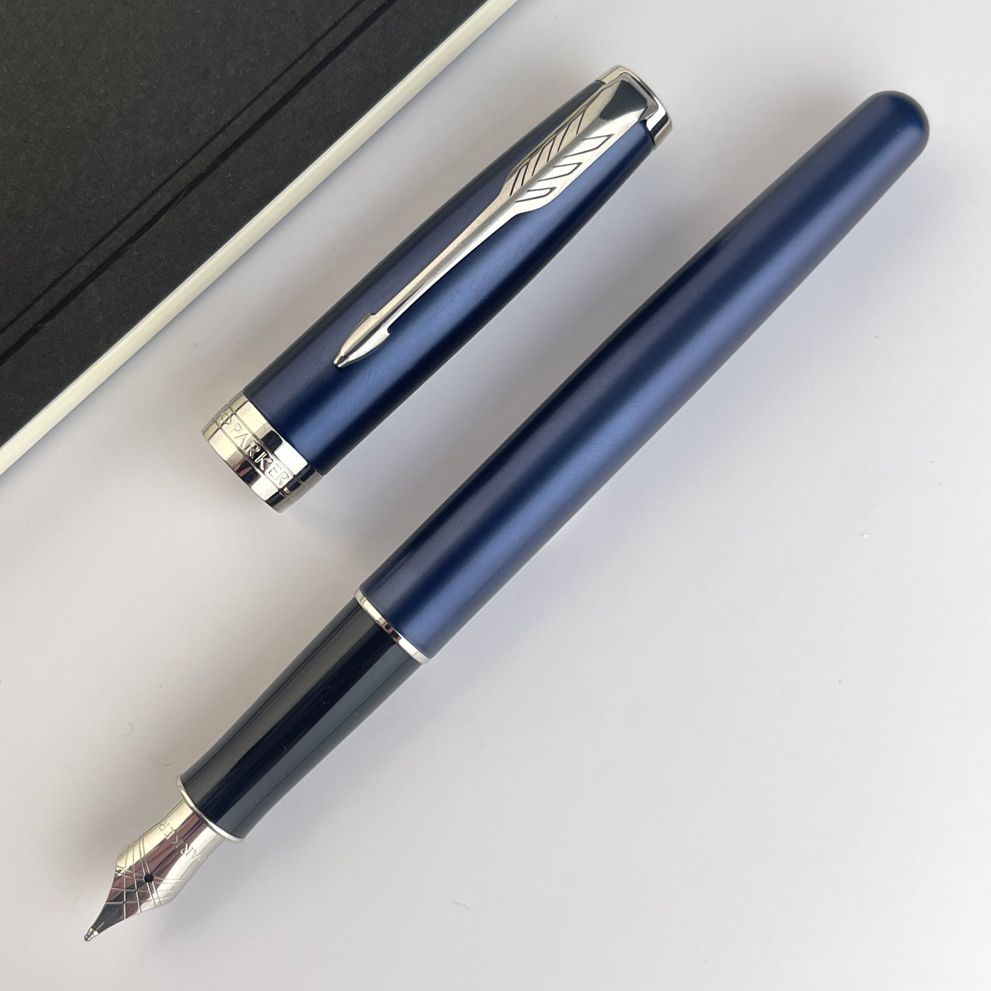 Parker Sonnet Fountain Pen - Laquered Blue with Chrome