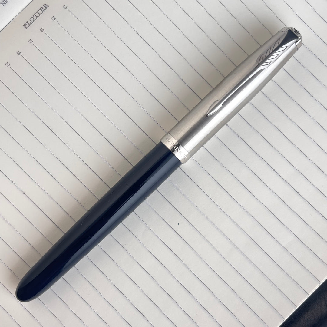 Parker 51 Fountain Pen - Midnight Blue | Atlas Stationers