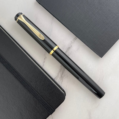 Pelikan Classic P200 Fountain Pen - Black w/ Gold Trim