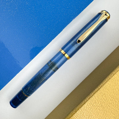 Pelikan Classic M200 Fountain Pen - Golden Lapis (Special Edition)