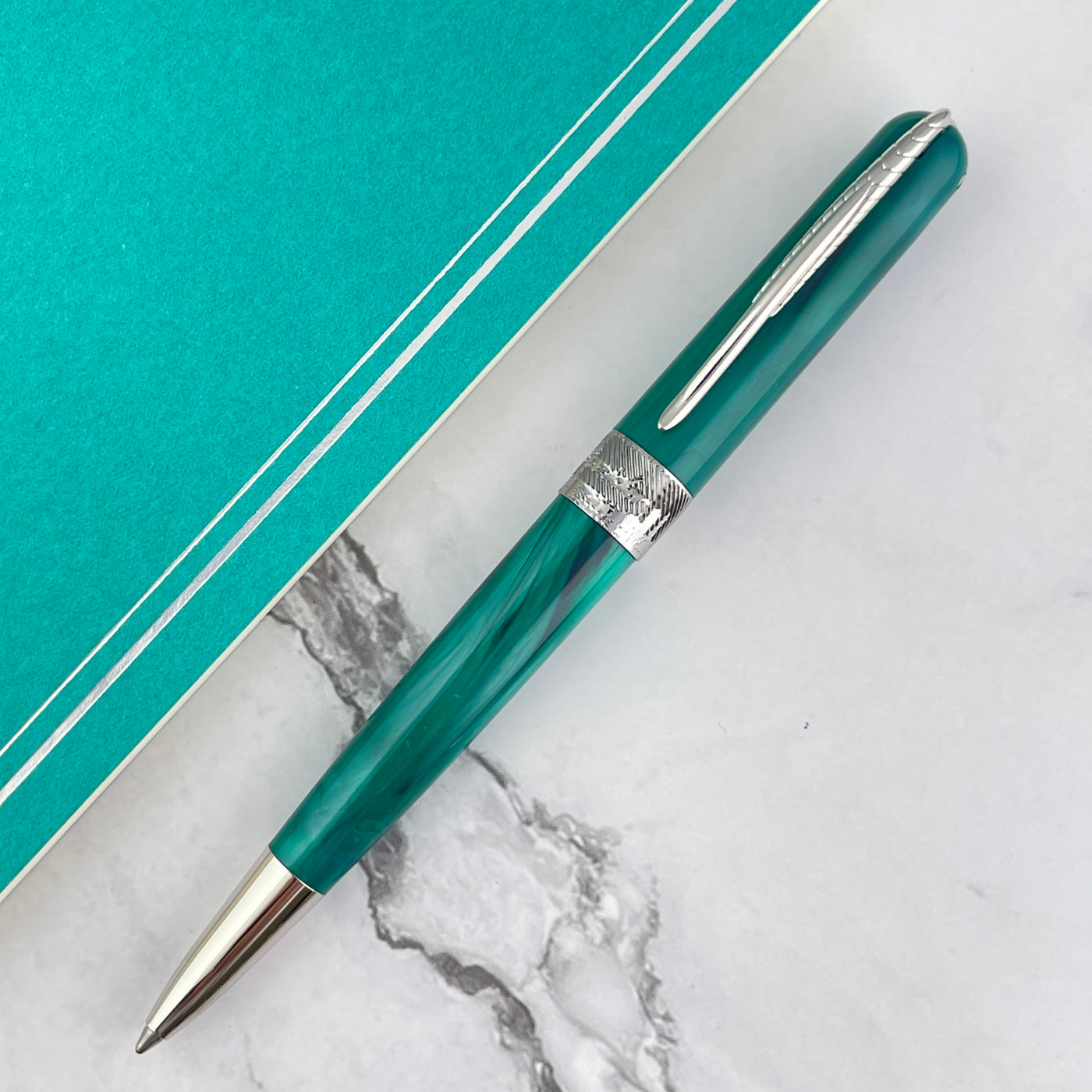 Pineider Avatar Ballpoint Pen - Forest Green