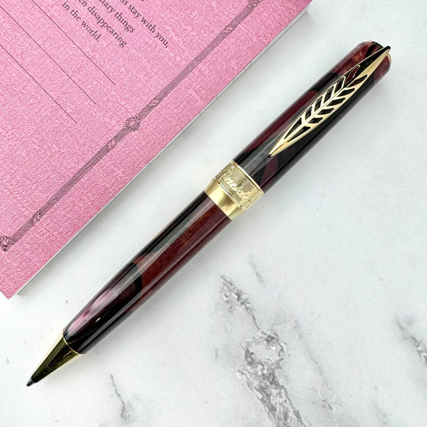 Pineider La Grande Bellezza Rocco Ballpoint Pen - Wine Red (Doorbuster)