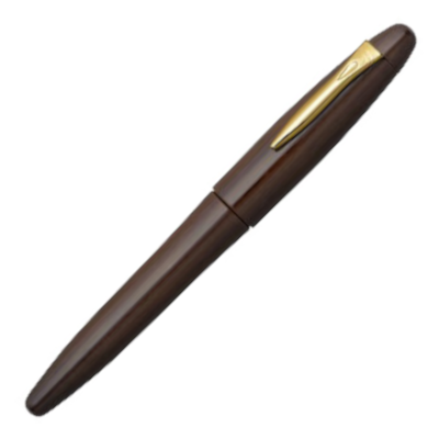 Platinum Izumo Fountain Pen - Glossy Bombay Black Wood (Tagay)