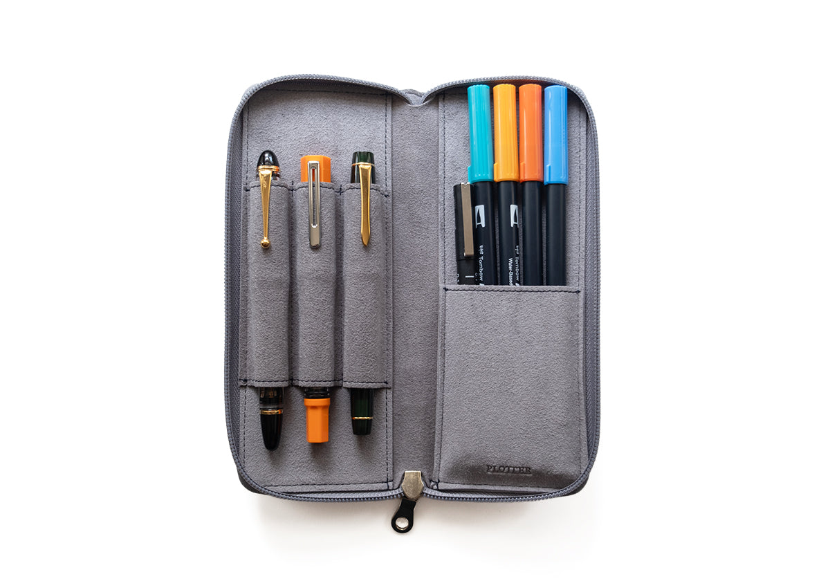 Plotter Long Zipper Pen Case