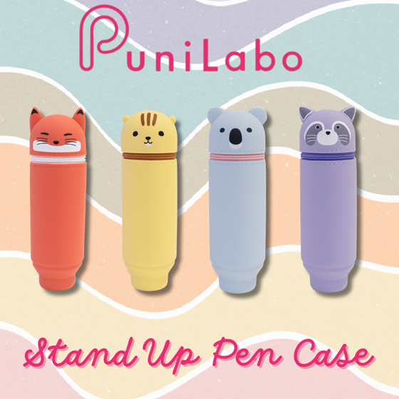 PuniLabo Stand Up Pen Case - Red Fox