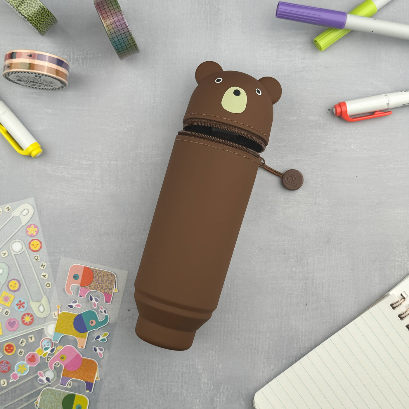 PuniLabo Stand Up Pen Case - Bear