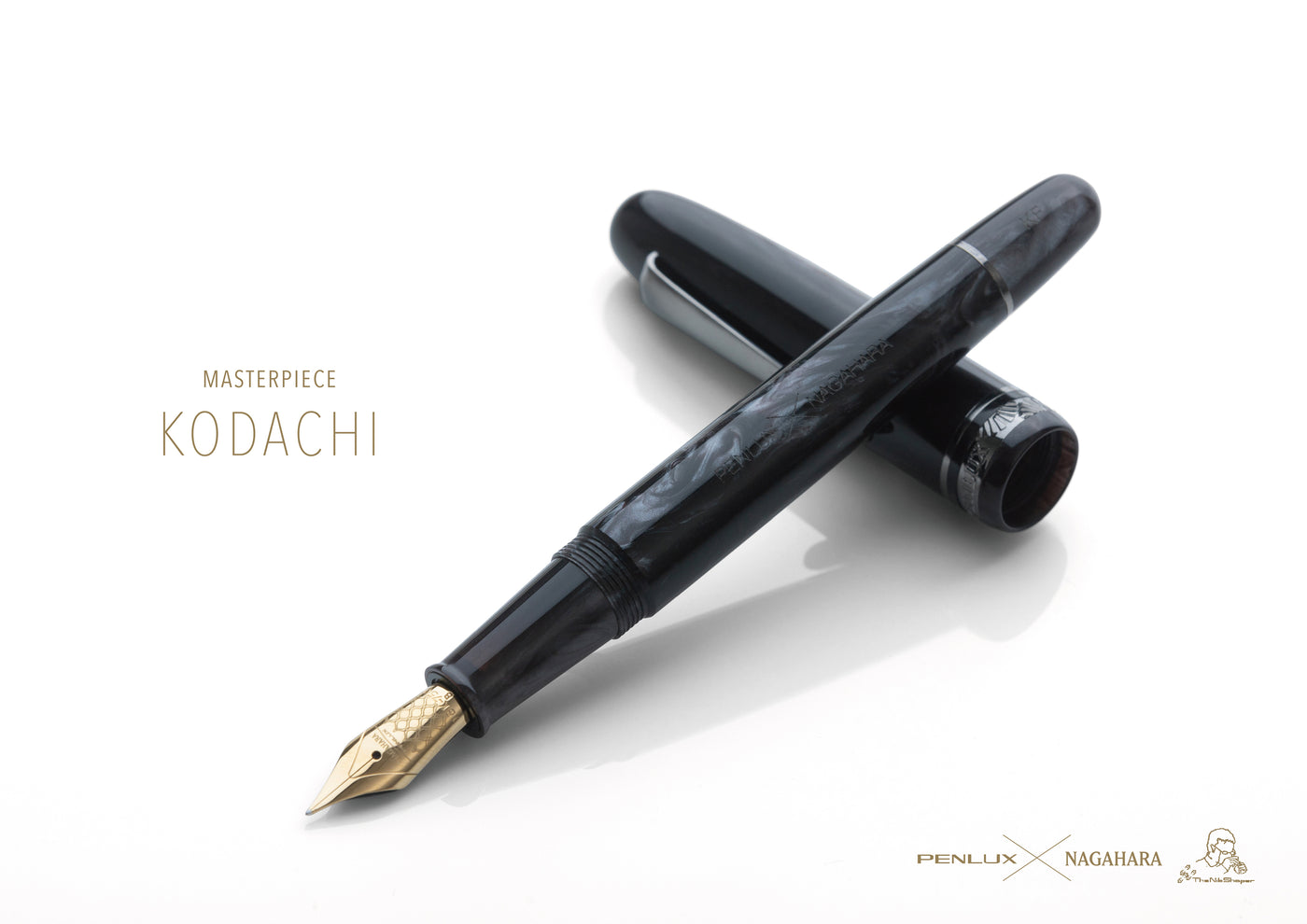 Penlux Masterpiece Kodachi Fountain Pen - Black Belt