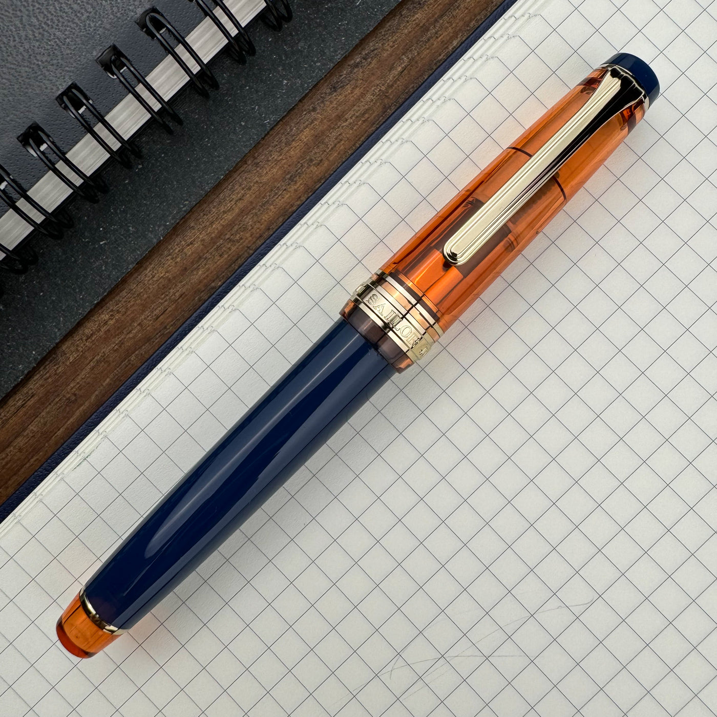 Sailor Pro Gear Slim Manyo Fountain Pen - Persimmon (Special Edition)