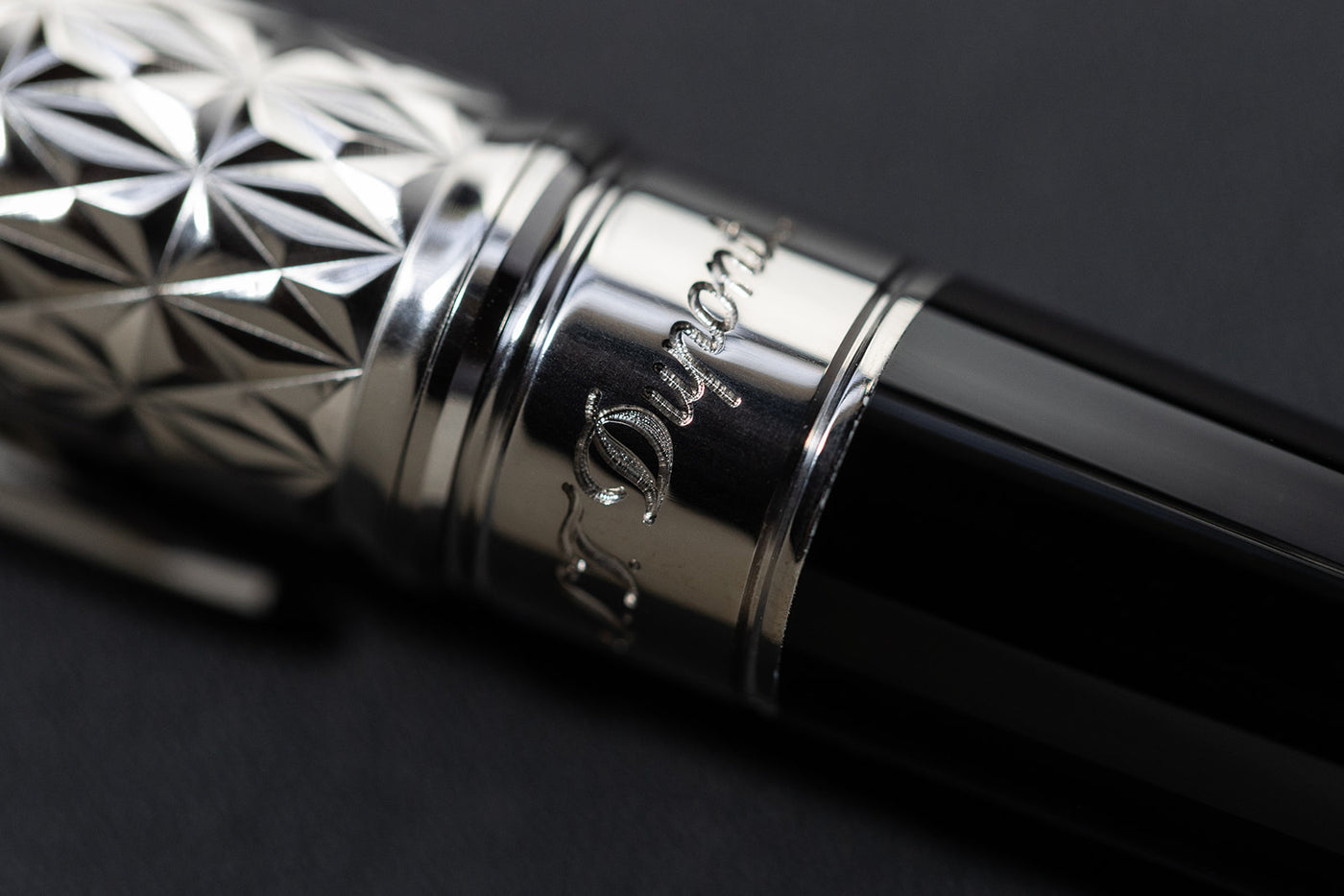 S.T. Dupont Line D Eternity Fountain Pen - Black Lacquer